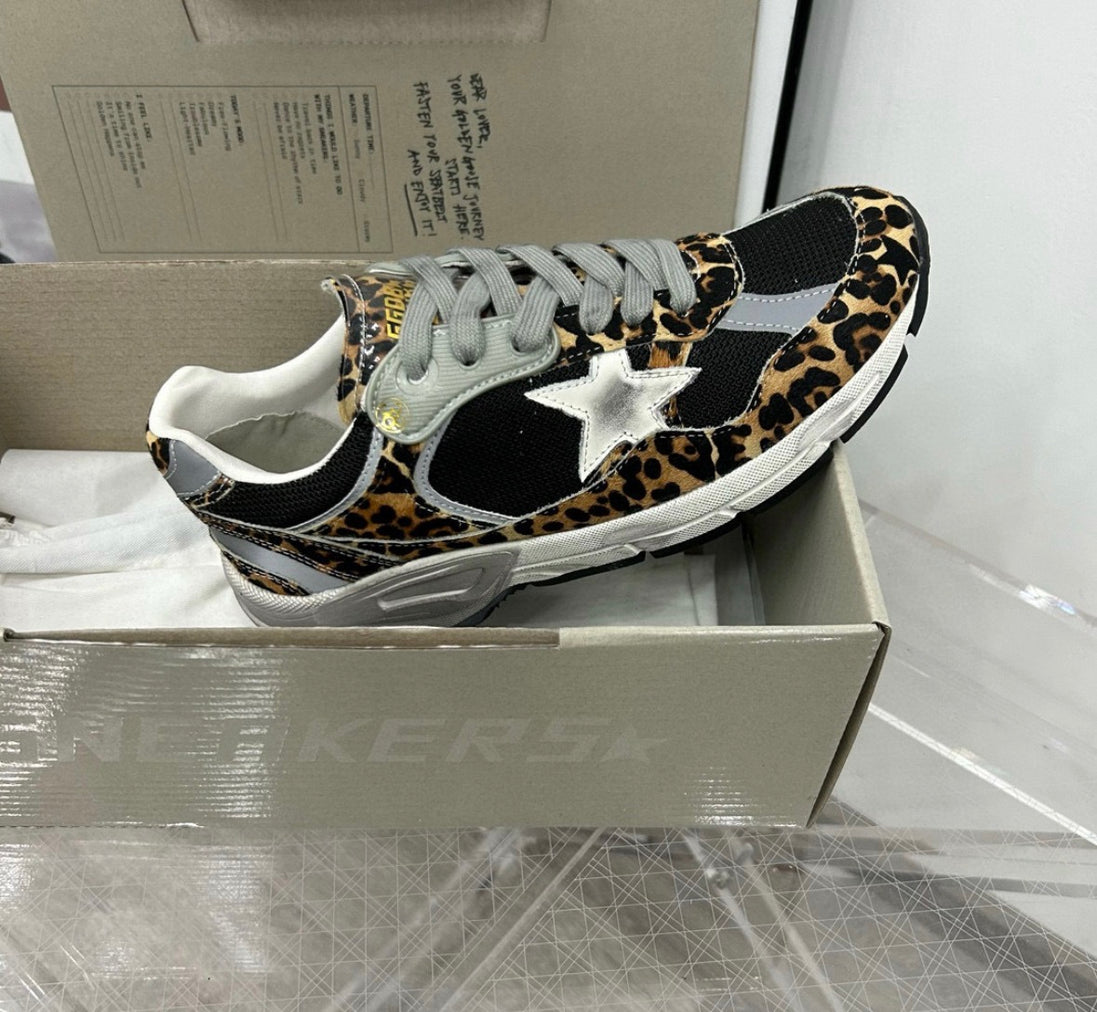 Golden goose dad star leopard